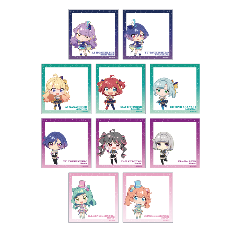 Tokyo 7th Sisters 2053 2nd Live Brightestar フォトアクリルカード Tokyo 7th Sisters 2053 2nd Live Brightestar フォトアクリルカード