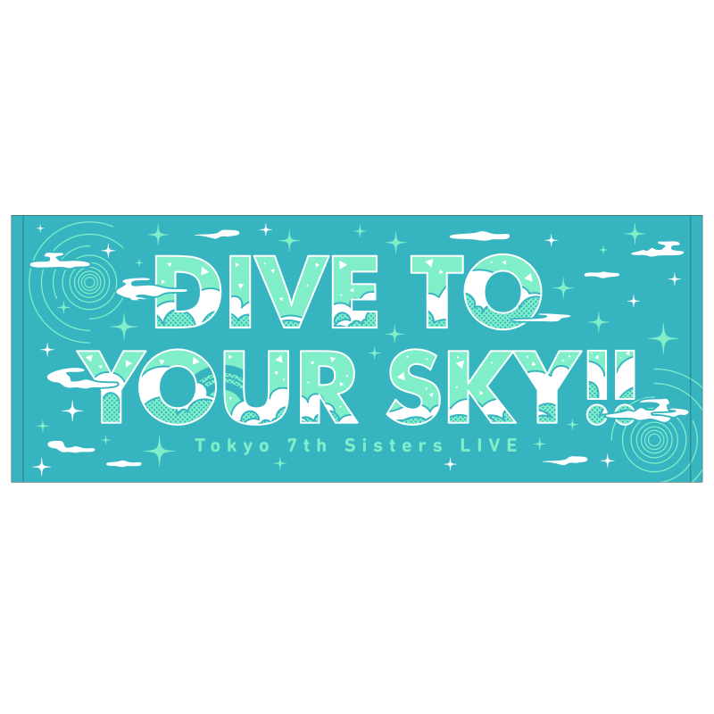Tokyo 7th Sisters LIVE DIVE TO YOUR SKY!! タオル – Tokyo 7th