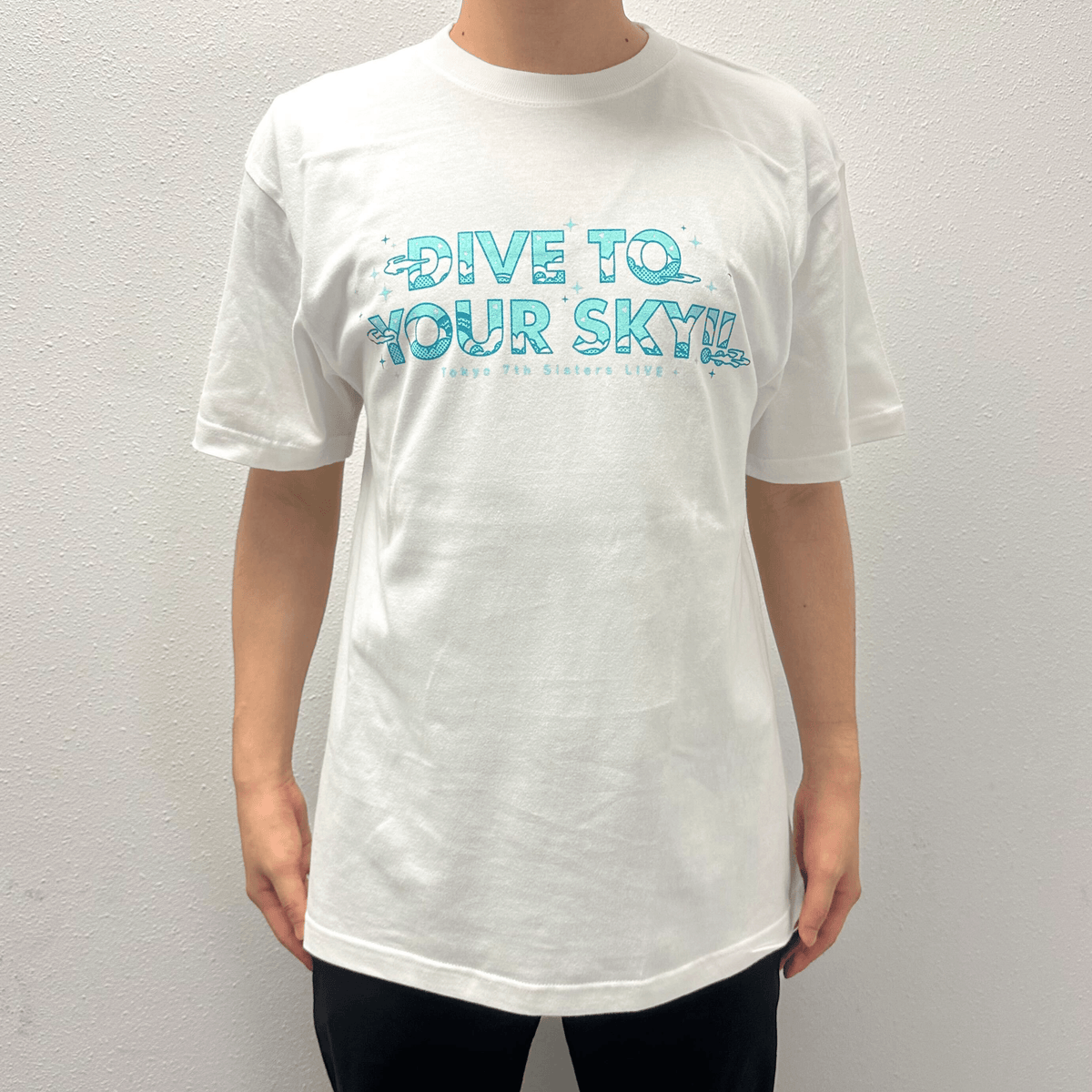 Tokyo 7th Sisters LIVE DIVE TO YOUR SKY!! Tシャツ(白