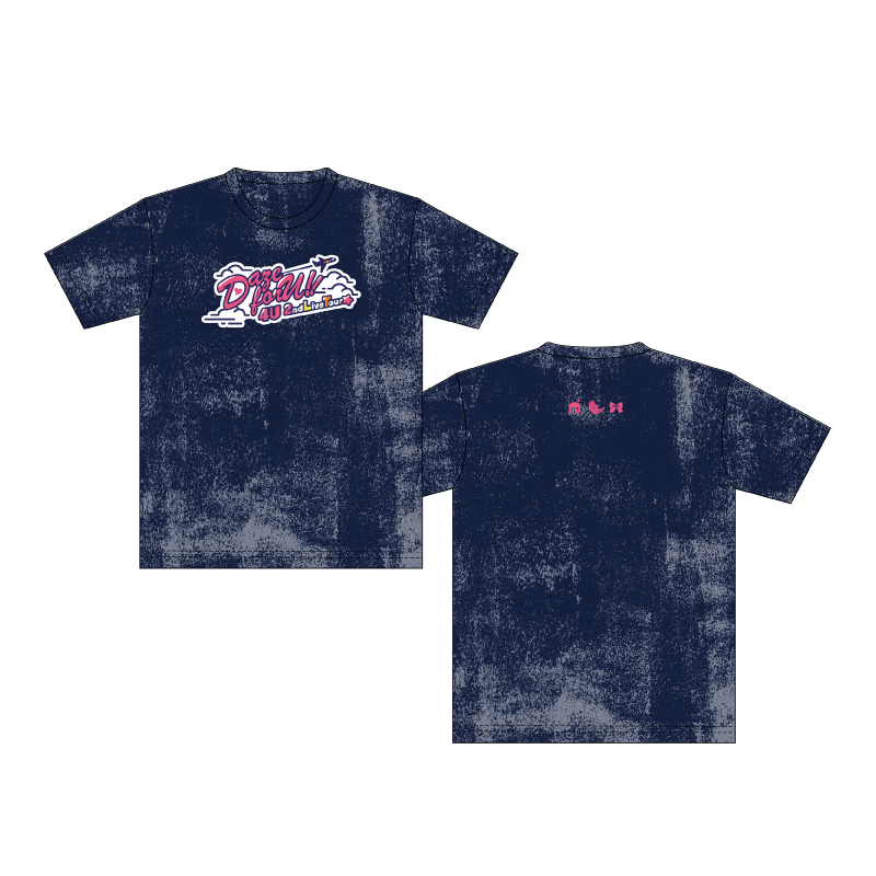 【新品未使用】ITZY 直筆 サイン入 ライブ Tシャツ 全メンバー 4U 2nd Live Tour Daze forU!! Tシャツ(ネイビー) – Tokyo 7th