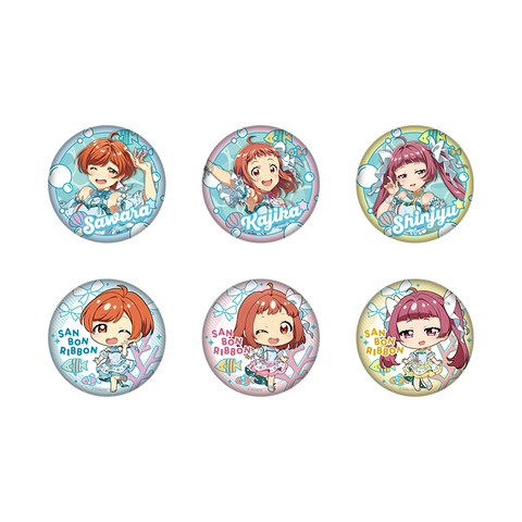 Tokyo 7th Sisters VISUALIVE NANASUTA MINI LIVE starring サンボンリボン ホログラム缶バッジ