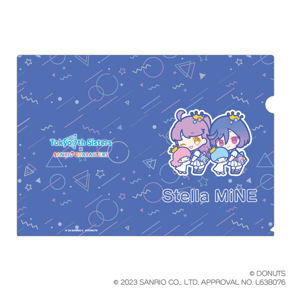 Tokyo 7th シスターズ×サンリオキャラクターズ SDクリアファイル Tokyo 7th シスターズ×サンリオキャラクターズ SDクリアファイル