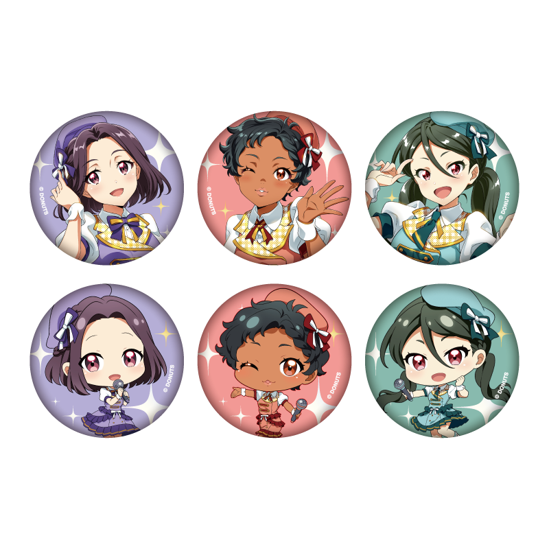 SEGA・ナムコ限定 アイカツオンパレード 缶バッジ 氷上スミレ SEGA・ナムコ限定 アイカツオンパレード 缶バッジ 氷上スミレ