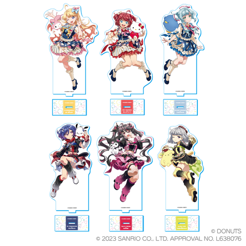 大室家 サンリオ アクリルスタンド 4体 最終値下げ Tokyo 7th シスターズ×サンリオキャラクターズ アクリルスタンド