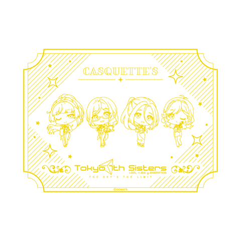 Tokyo 7th Sisters×cafe&bar MENU クリアスリムボトル(CASQUETTE'S)