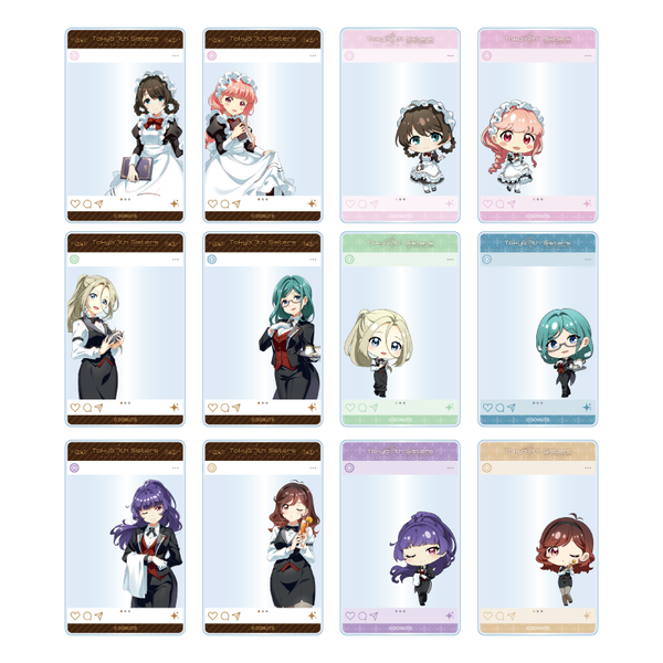 日ノ原巡 セラピーゲーム ジャンボタオル SNS風クリアカード Tokyo 7th Sisters×cafe&bar MENU SNS風クリアカード – Tokyo