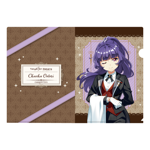 Tokyo 7th Sisters×cafe&bar MENU クリアファイル(鳳チャチャ