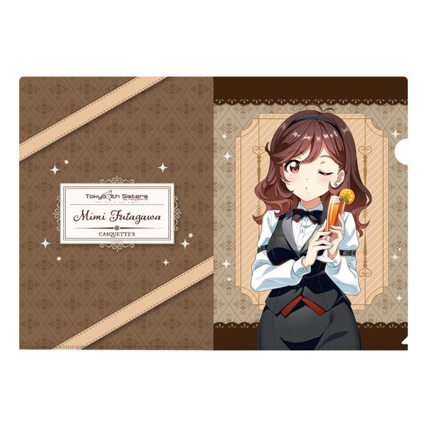 Tokyo 7th Sisters×cafe&bar MENU クリアファイル(二川ミミ) – Tokyo