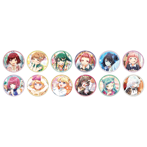 Tokyo 7th シスターズ×ROUND1 缶バッジ(カプセルトイ)