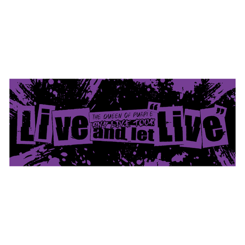 The QUEEN of PURPLE 2nd Live Tour Live and let “Live” タオル