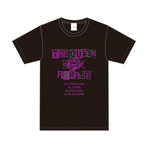The QUEEN of PURPLE Tシャツ （BLACK）