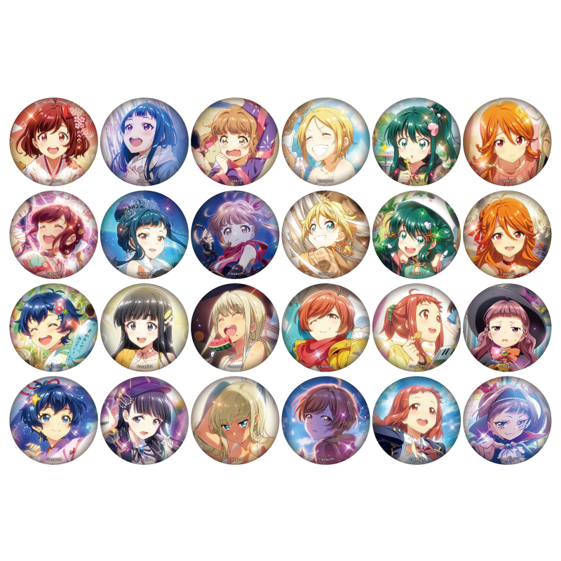YUI▼PRINCCES COLLECTION ビッグ缶バッジ ホロ 全7種 トレーディングホログラム缶バッジ Vol.1 – Tokyo 7th Sisters